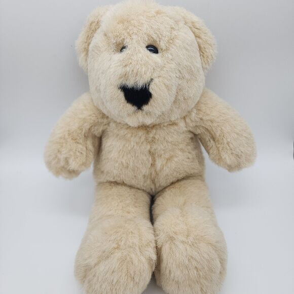 Merrilee Woods Classic Teddy Bear Plush 18" Light Brown Stuffed By Me Animal Toy - Picture 1 of 9